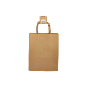 Brown Paper Bag Twisted Handle 24X12X31CM