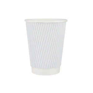 White Paper Ripple Wrap Cup 16oz